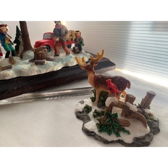 Vintage Christmas Ceramic Holiday Village Decorations - Picture 8 of 10